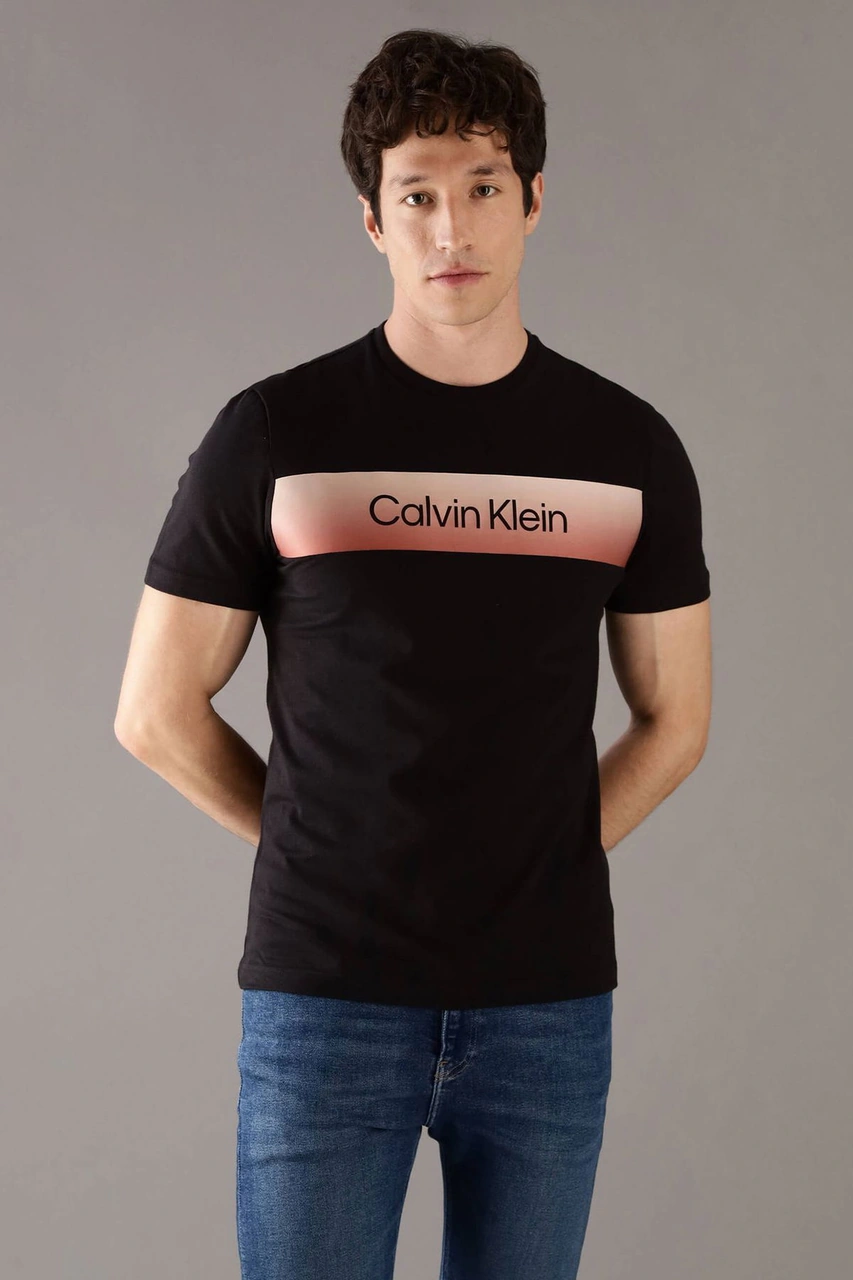 Calvin Klein Erkek T-shirt Siyah