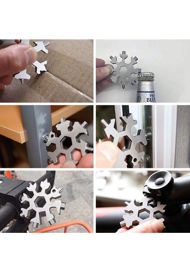 River World Anahtarlık Açacak Kar Tanesi