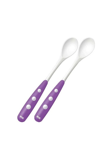 Nuk Na255053 Easy Learning Beslenme Kaşığı 2'li Mor