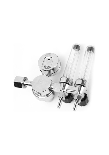 Samdoo 0-25mpa Çift Borulu Argon Gaz Basınç Regülatörü - Hafif Ve Dayanıklı Çinko Alaşım