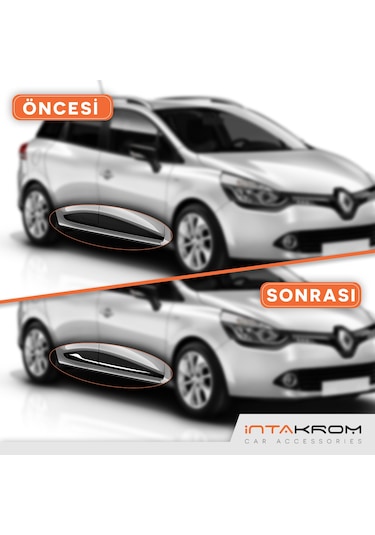 Renault Clio 4 Sport Tourer Krom Yan Kapı Çıtası 2012-2021