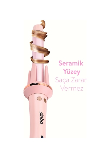 Sinbo Profesyonel Otomatik Kalın Su Dalgası Saç Maşası 25 MM SHD-1709