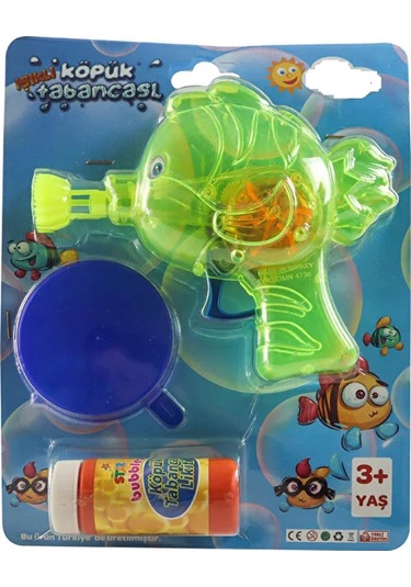 Işıklı Yeşil Balık Köpük Tabancası