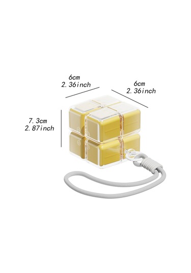 Suntek Seyahat Için Çok Yönlü İlaç Kutusu, Çanta Ve Sırt Sarı