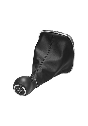 Opel Corsa D İçin 5 Vitesli Konforlu Ve Toz Geçirmez Vites Kolu Kapağı Siyah Siyah