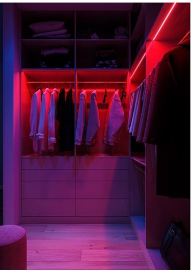 Tek Çipli İç Mekan Şerit Led -5- Metre KIRMIZI RENK