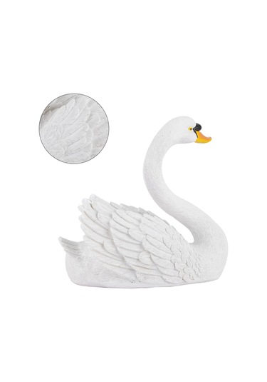 Vkemall Gözenekli Reçine Kargaşığı Heykeli - Bahçe, Havuz Ve Çimenlik Dekorasyonu İçin Serbest Dalgalanan Canlı Görünümlü Aksesuar