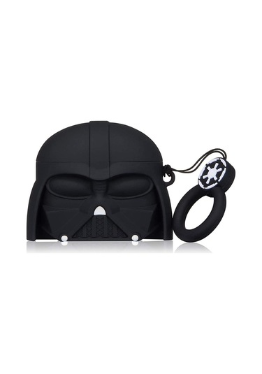 Microsonic Aipods Uyumlu 4.nesil / Anc Kılıf Cartoon Figürlü Silikon Crtn-fgr-drth-vdr Black