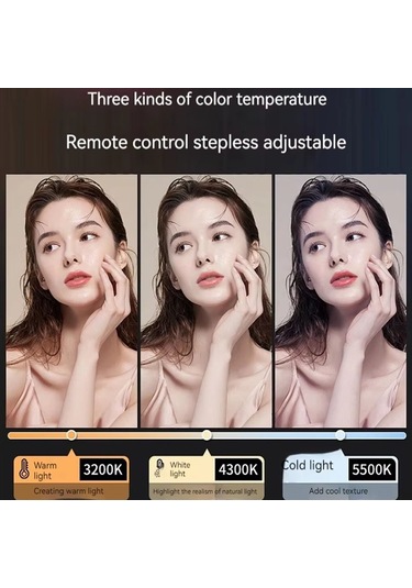 Gajeena M160 Yeni Uzun Tip Rgb Işık: 138 Led, 2700k-6500k Renk Sıcaklığı, %95+ Crı, 1800mah Pil Ve Klem İle Evrensel Işıklandırma Siyah