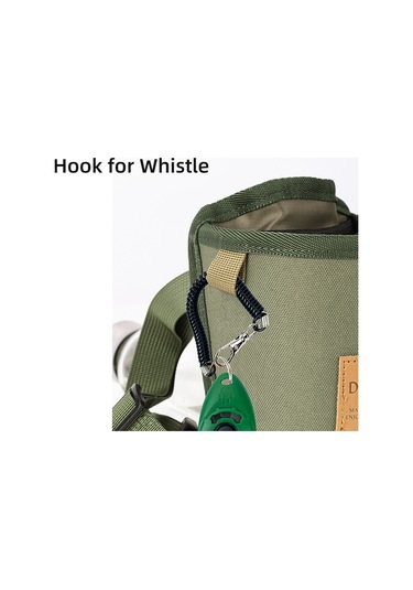 Geeksen Köpek Eğitim Atıştırmalık Çantası - Dışarıda Taşınabilir, Polyester Materyal, Asker Yeşili, 12x9x18cm