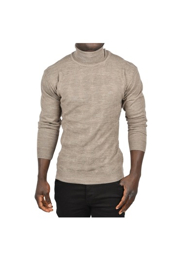 Deepsea Erkek Vizon Slim Fit Baklava Desenli Tam Balıkçı Yaka Boğazlı Triko Balıkçı Yaka Kazak 2505507 Vizon Deepsea Erkek Vizon Slim Fit Baklava Desenli Tam Balıkçı Yaka Boğazlı Triko Balıkçı Yaka Kazak 2505507 Vizon