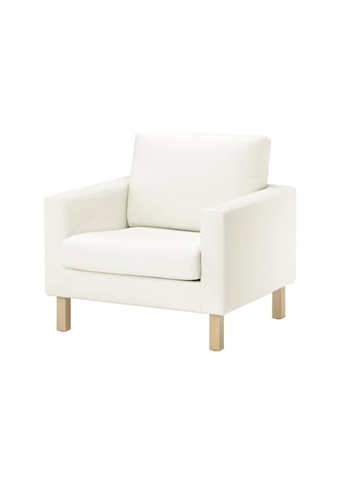 Ikea Beyaz Rahat Berjer Koltuk - Tekli Koltuk