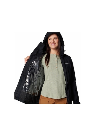 Columbia Hikebound Iı Long Insulated Kadın Mont C-colwl2638b30010 Siyah