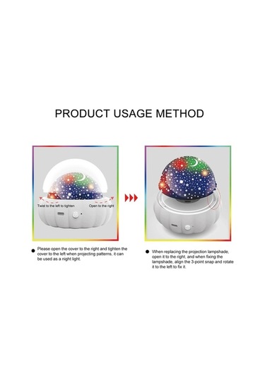 Didadodo 360 Yıldız Lambası Çocuklar İçin Hediyeler Pembe, Lambası Yıldız Projektör Pembe