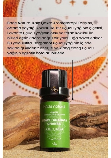 Bade Natural Kalp Çakra Aromaterapi Karışımı 10 ML
