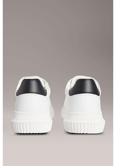 Erkek Chunky Cupsole Sneaker Ayakkabı - Beyaz-8457 Bright White/black