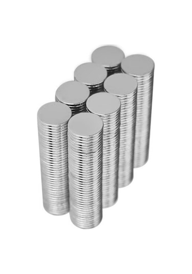 Neodyum Mıknatıs D10X1 Mm 100 Adet Ince Silindirik Güçlü Magnet