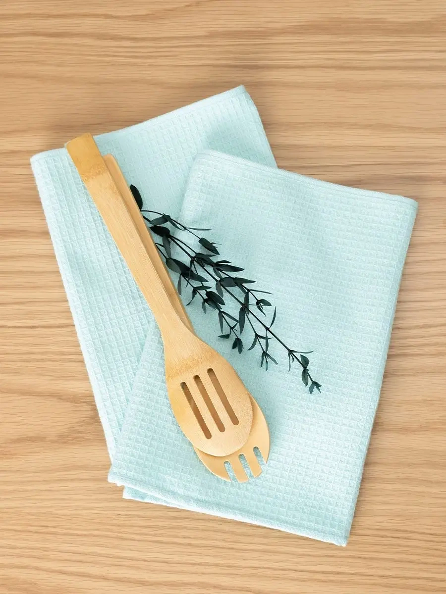 Vasilisa Mutfak Havlusu Waffle - Havlu 30x60 Cm 3'lü Set 162542982 Naneli