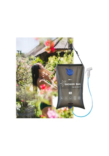 Tenfowee 15l Taşınabilir Tpu Kamp Duş Çantası, Dışarıda Konforlu Duş İçin, Seyahat Ve Doğa Maceraları İçin Uygun Diğer