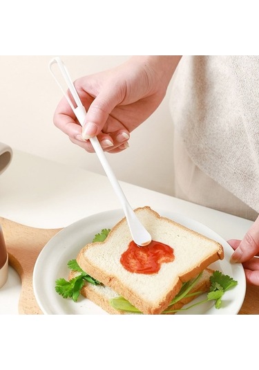 Dancemonkey Cbtx Ev Mini Çırpma Küçük Kaşık Mutfak Çok Fonksiyonlu Karıştırma Çubuğu Beyaz, Küçük Kaşık İle Pratik Karıştırma Beyaz