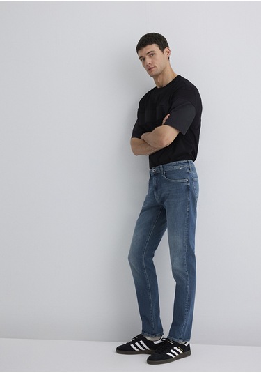 Mavi - Jake Mavi Pro Indigo Puslu Comfort Jean Pantolon 0042289336 Koyu Mavi