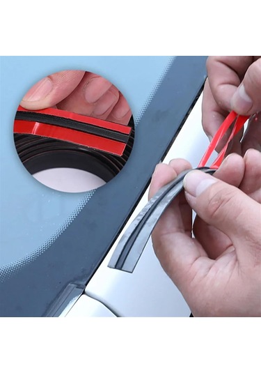 Otomobil Kauçuk Sızdırmazlık Şeridi Ses Geçirmez Araba Sunroof Conta Araba Rüzgar Geçirmez Cam Tişli Conta Tozu Çıkartmaları Araba Stil Şeridi