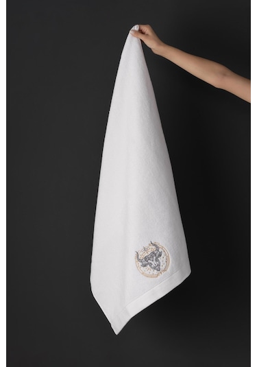 Varol %100 Microcotton Üst Kalite Havlu Seti Burç Nakışlı Boğa-standart Boğa Diğer
