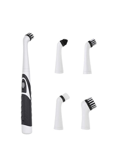 Elektrikli Temizleme Fırçası, 4'ü 1 Arada Ev Temizlik Fırçaları, Kullanışlı Kablosuz Küvet Fayans Fırçası, Ev İçin Salınımlı Temizleme Aracı