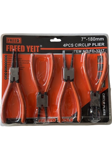 Freed Tools 4 Lü Segman Pense Seti Sekman Pense