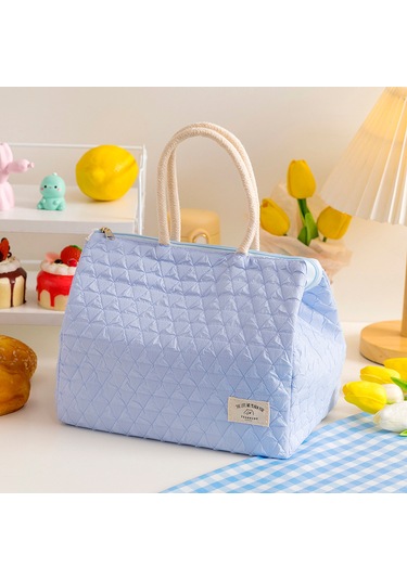 Termal Ve Soğuk Öğle Yemeği Çantası Çantası-mavi Açık Mavi