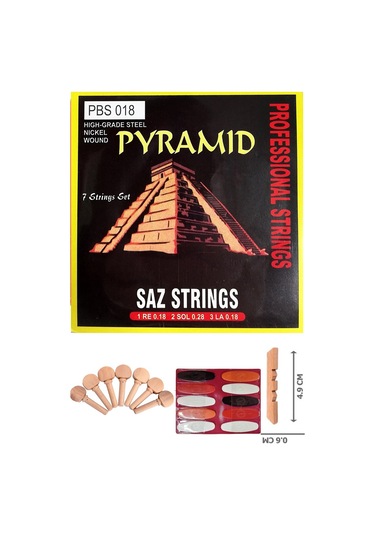 Pyramid 0.18 Kısa Sap Profosyonel Bağlama Teli