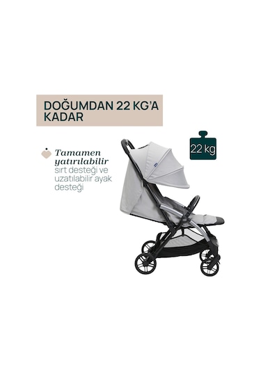 Chicco Goody Xplus Bebek Arabası Pearl Grey 00087040840000