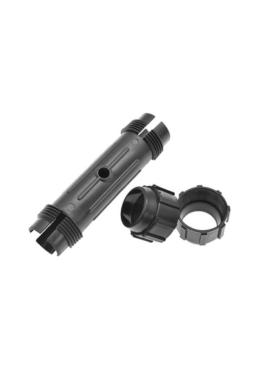 Shineyee Kano Ve Tekne Dalgalarını Güçlü Bağlayan Abs Malzeme Lüx Konnektörler 2 Adet - İç Çap 2.9 Cm, Dış Çap 3.5 Cm Siyah