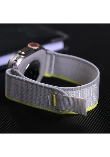 Ally Apple Watch Uyumlu 7-8 41mm 6-5-4 40mm Field Loop Kayış Kordon 3-2-1 38mm- 5775