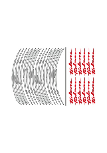 Pulsar Reflektör Beyaz Jant Şeridi