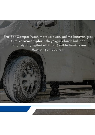 Fra-ber Camper Wash Karavan Şampuanı Siyah Leke Giderici Konsantr