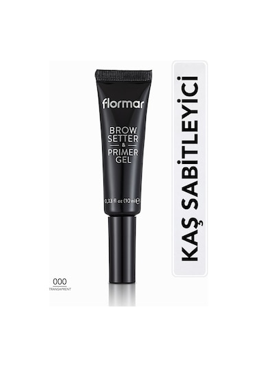 Flormar Brow Setter & Primer Kaş Sabitleyici Jel 000 (Transparan)