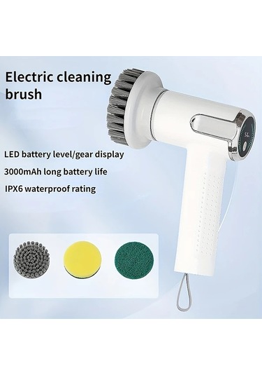 Xuweiwei Elektrikli Temizleme Fırçası Normal Versiyon Siyah Elde Taşınabilir Kablosuz Güçlü Yüksek Çözünürlük Dijital Ekran Güneş Enerjisi Ayarlanabilir Hız Büyük Pil Kapasitesi 2 Saat Çalışma Su Geçirmez Xuweiwei Elektrikli Temizleme Fırçası Normal Versiyon Siyah Elde Taşınabilir Kablosuz Güçlü Yüksek Çözünürlük Dijital Ekran Güneş Enerjisi Ayarlanabilir Hız Büyük Pil Kapasitesi 2 Saat Çalışma Su Geçirmez