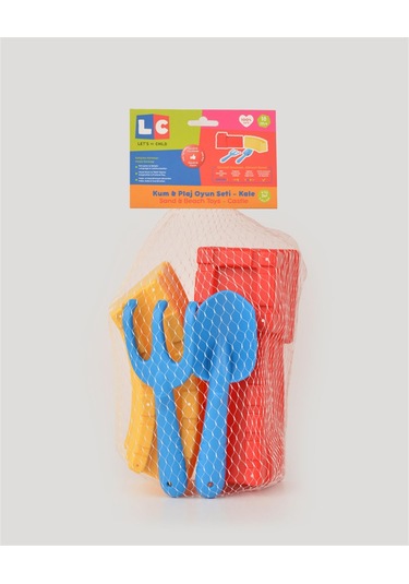 Lc Kırmızı Sarı Kale Ve Kürek Seti