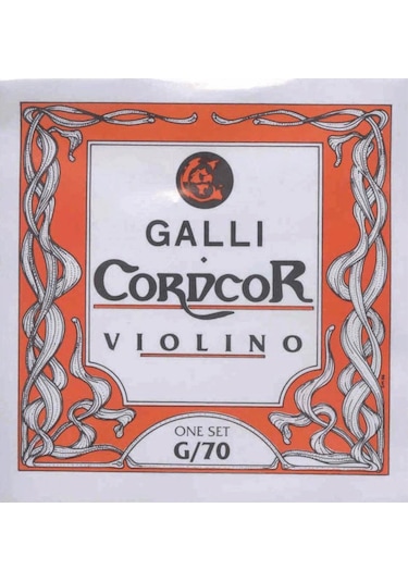 Galli İtaly G/70 Cordcor Profesyonel Keman Tel Seti