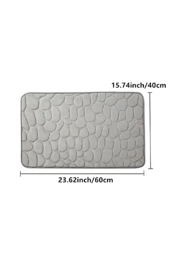 Memory Kaydırmaz Banyo Paspası Pembe Çok Renkli