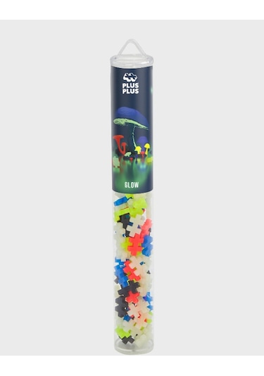 Plus - Plus Minecraft Temalı Silindir Kutuda Glow Lego Yapı Oyuncağı 100 Parça 4282