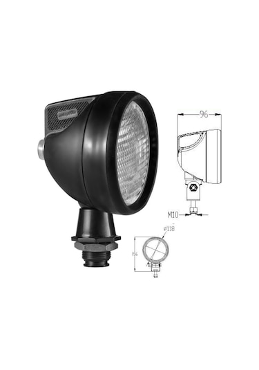 Kauçuk Çerçeveli Çalışma Lambası Altan Çıkışlı - 712112-a