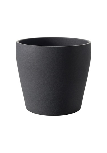 Toprak Saksı, Koyu Gri, 12 Cm 3 Adet