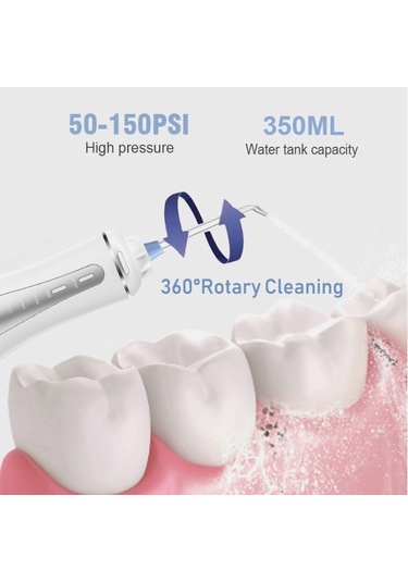 Ambition Black-oral Irrigator Diş Duşu 5 Modları Taşınabilir Diş