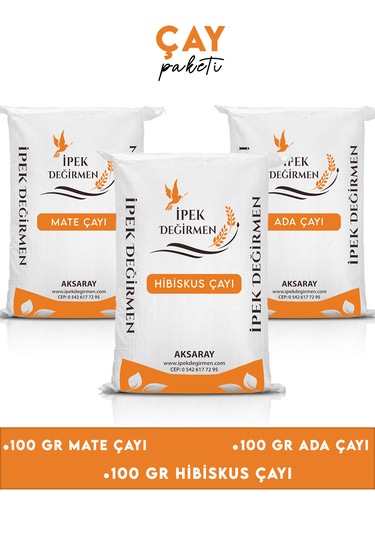 İpek Değirmen 300 Gr Detox Diyet Çay Paketi Hibiskus Mate Ada Çay
