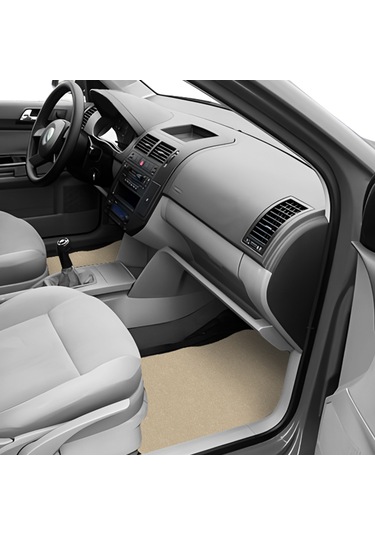 5 Parça Açık Kahverengi Araç Halı Paspas Takımı Ön Ve Arka Uyumlu Taban Koruyucu