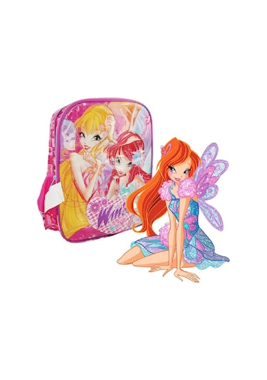 Winx Okul Sırt Çantası Kalemlik Kalem Çantası 2'li Seti
