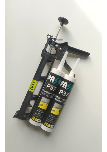 2 Adet Strafor Kartonpiyer Duvar Paneli Yapıştırıcı + Tabanca