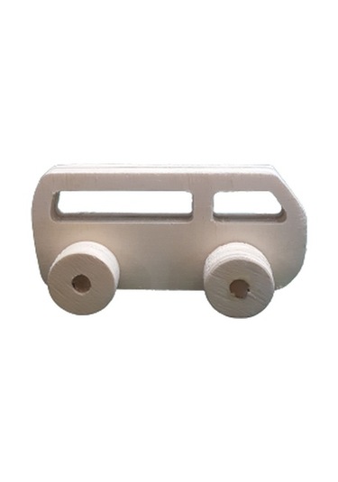 Ahşap 3' Lü Oyuncak Arabalar